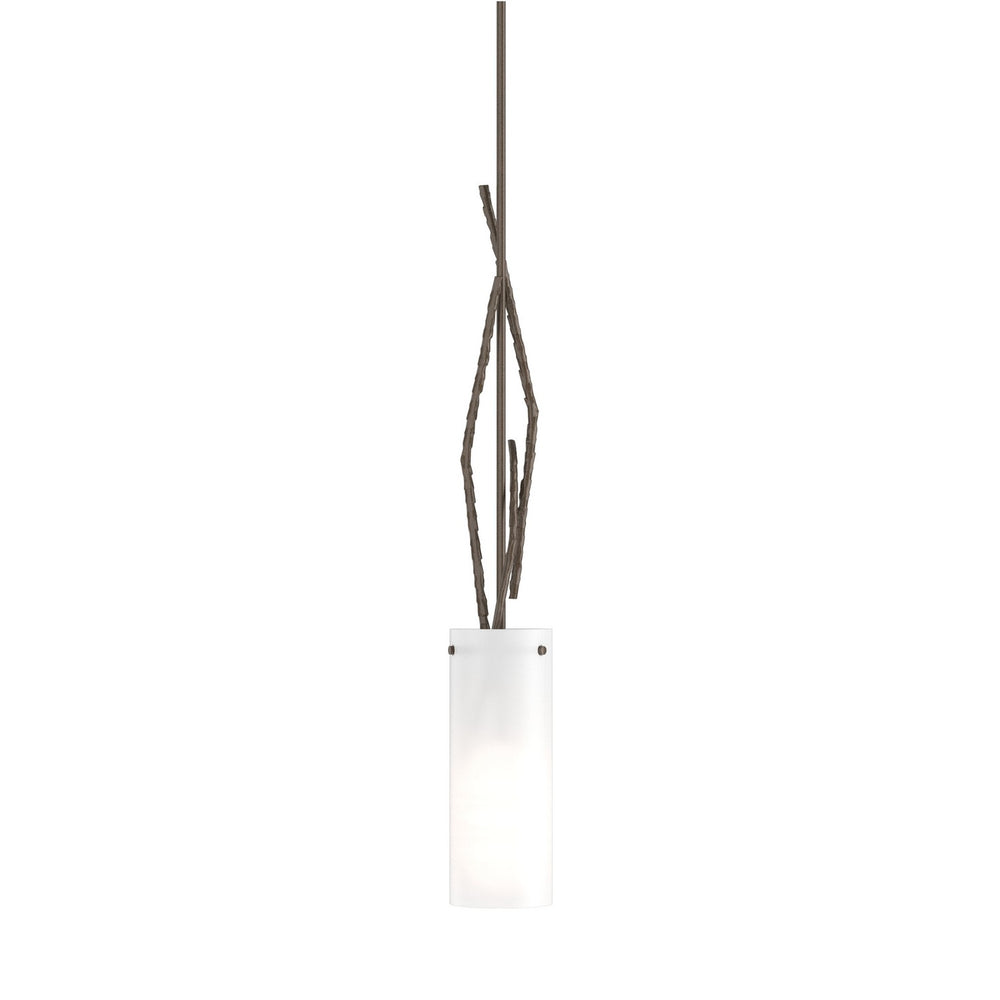 Hubbardton Forge - One Light Mini Pendant - Brindille - Bronze- Union Lighting Luminaires Decor