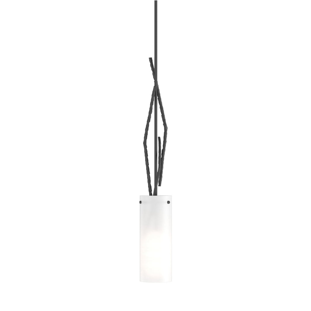 Hubbardton Forge - One Light Mini Pendant - Brindille - Black- Union Lighting Luminaires Decor