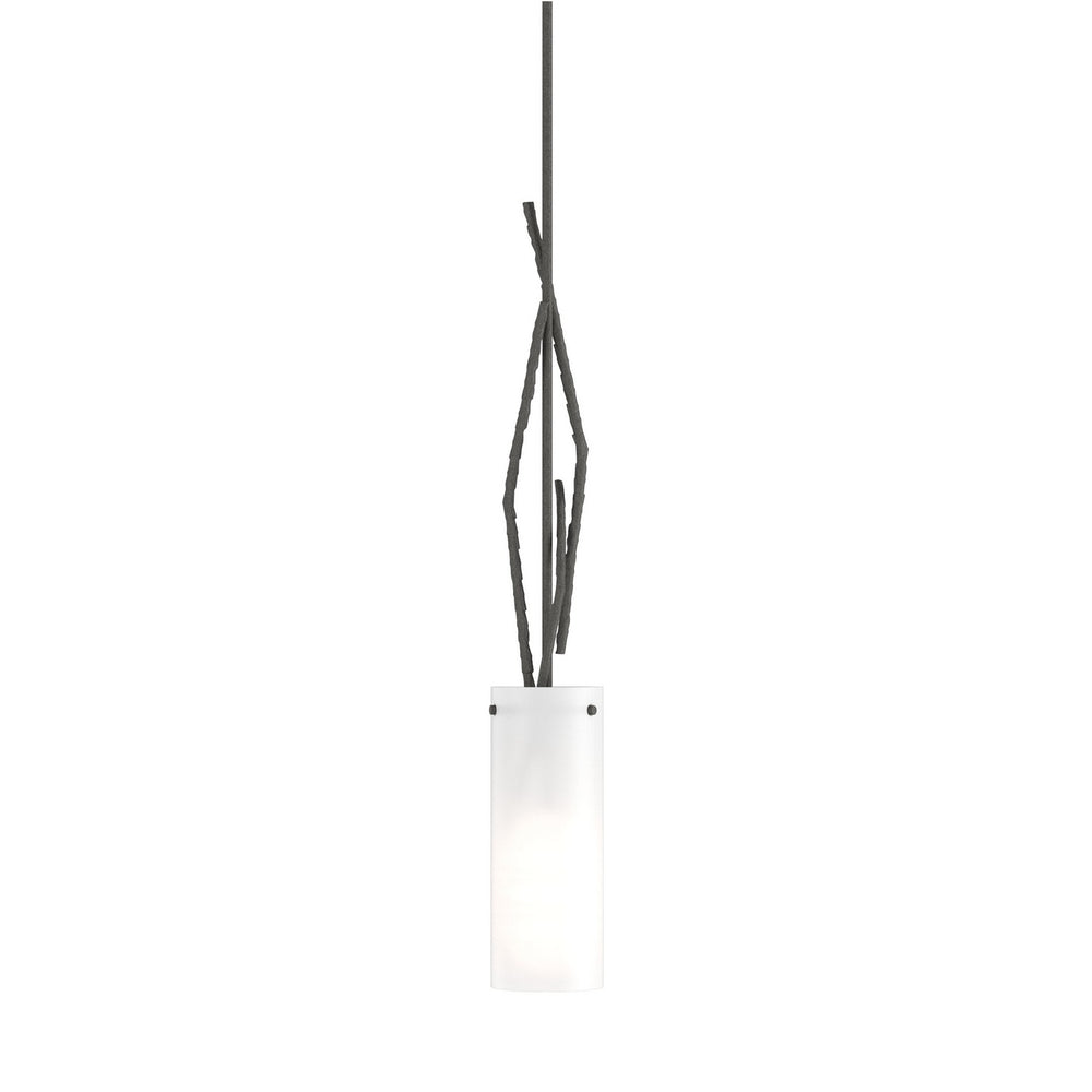 Hubbardton Forge - One Light Mini Pendant - Brindille - Natural Iron- Union Lighting Luminaires Decor
