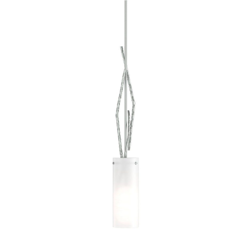 Hubbardton Forge - One Light Mini Pendant - Brindille - Vintage Platinum- Union Lighting Luminaires Decor
