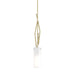 Hubbardton Forge - One Light Mini Pendant - Brindille - Modern Brass- Union Lighting Luminaires Decor