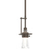 Hubbardton Forge - One Light Mini Pendant - Erlenmeyer - Bronze- Union Lighting Luminaires Decor