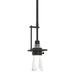 Hubbardton Forge - One Light Mini Pendant - Erlenmeyer - Black- Union Lighting Luminaires Decor