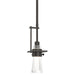 Hubbardton Forge - One Light Mini Pendant - Erlenmeyer - Oil Rubbed Bronze- Union Lighting Luminaires Decor