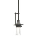 Hubbardton Forge - One Light Mini Pendant - Erlenmeyer - Natural Iron- Union Lighting Luminaires Decor