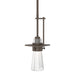Hubbardton Forge - One Light Mini Pendant - Erlenmeyer - Bronze- Union Lighting Luminaires Decor