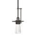 Hubbardton Forge - One Light Mini Pendant - Erlenmeyer - Oil Rubbed Bronze- Union Lighting Luminaires Decor