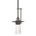 Hubbardton Forge - One Light Mini Pendant - Erlenmeyer - Natural Iron- Union Lighting Luminaires Decor