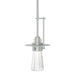 Hubbardton Forge - One Light Mini Pendant - Erlenmeyer - Vintage Platinum- Union Lighting Luminaires Decor