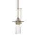Hubbardton Forge - One Light Mini Pendant - Erlenmeyer - Soft Gold- Union Lighting Luminaires Decor