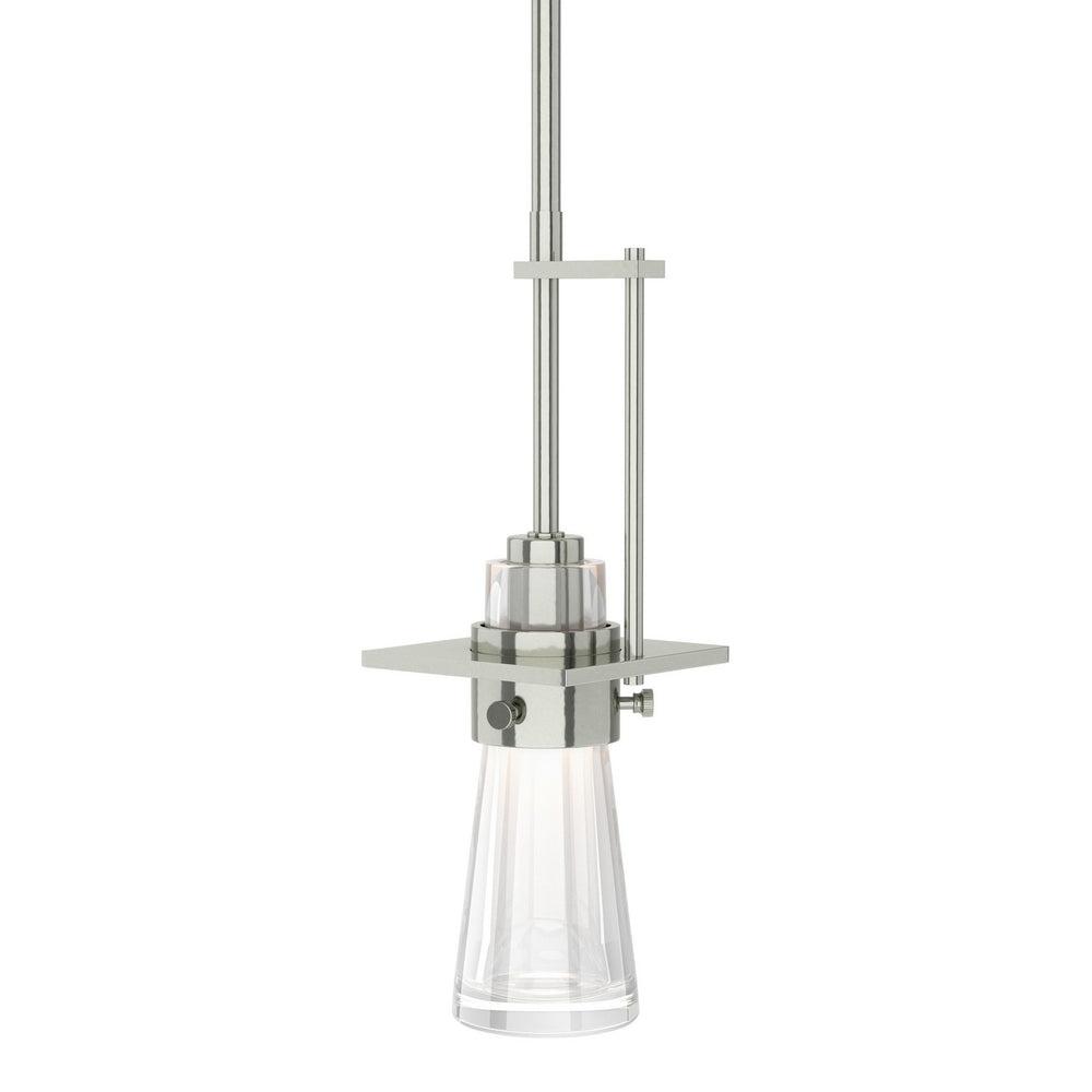 Hubbardton Forge - One Light Mini Pendant - Erlenmeyer - Sterling- Union Lighting Luminaires Decor