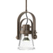 Hubbardton Forge - One Light Mini Pendant - Erlenmeyer - Bronze- Union Lighting Luminaires Decor