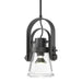 Hubbardton Forge - One Light Mini Pendant - Erlenmeyer - Black- Union Lighting Luminaires Decor