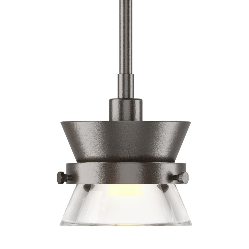 Hubbardton Forge - One Light Mini Pendant - Apparatus - Oil Rubbed Bronze- Union Lighting Luminaires Decor