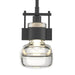Hubbardton Forge - One Light Mini Pendant - Cuff - Black- Union Lighting Luminaires Decor