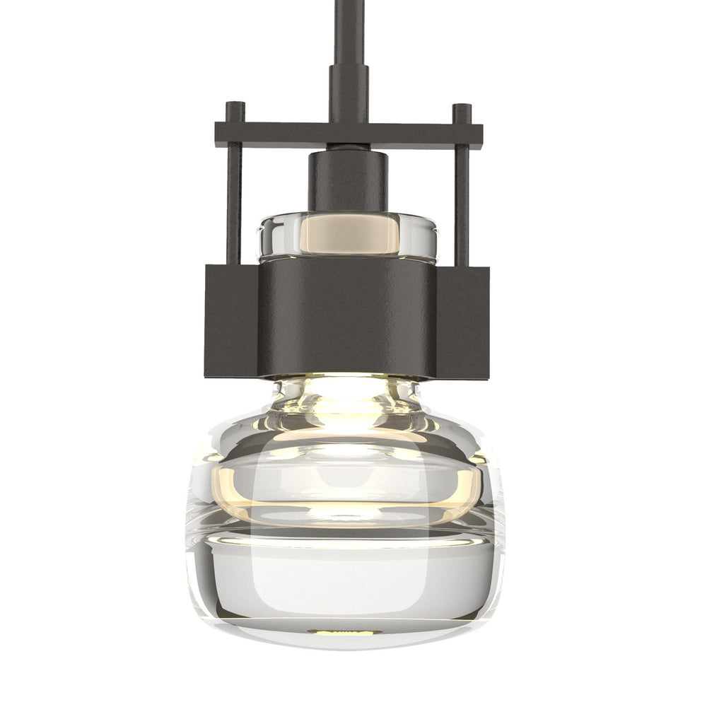 Hubbardton Forge - One Light Mini Pendant - Cuff - Oil Rubbed Bronze- Union Lighting Luminaires Decor