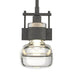 Hubbardton Forge - One Light Mini Pendant - Cuff - Natural Iron- Union Lighting Luminaires Decor
