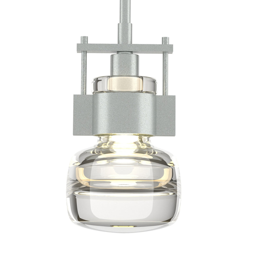 Hubbardton Forge - One Light Mini Pendant - Cuff - Vintage Platinum- Union Lighting Luminaires Decor