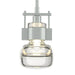 Hubbardton Forge - One Light Mini Pendant - Cuff - Vintage Platinum- Union Lighting Luminaires Decor