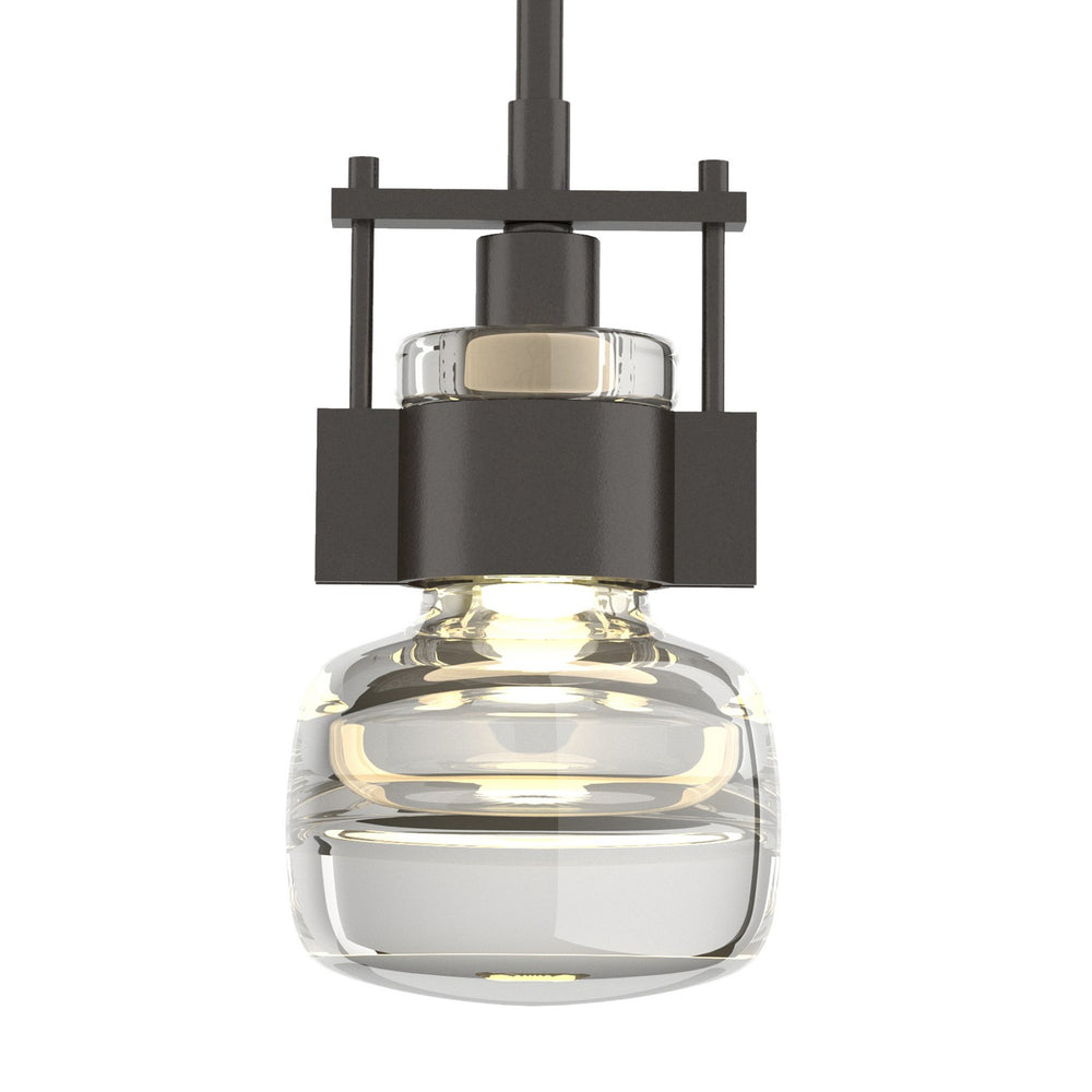 Hubbardton Forge - One Light Mini Pendant - Cuff - Oil Rubbed Bronze- Union Lighting Luminaires Decor