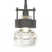 Hubbardton Forge - One Light Mini Pendant - Cuff - Natural Iron- Union Lighting Luminaires Decor