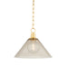 Mitzi Canada - One Light Pendant - Anniebee - Aged Brass- Union Lighting Luminaires Decor