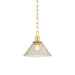 Mitzi Canada - One Light Pendant - Anniebee - Aged Brass- Union Lighting Luminaires Decor