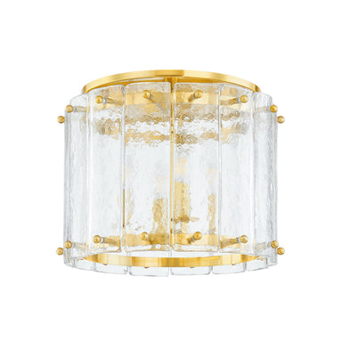 Corbett Lighting - Four Light Flush Mount - Rio - Vintage Polished Brass- Union Lighting Luminaires Decor