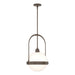Hubbardton Forge - One Light Mini Pendant - Atlas - Bronze- Union Lighting Luminaires Decor