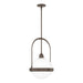 Hubbardton Forge - One Light Mini Pendant - Atlas - Bronze- Union Lighting Luminaires Decor