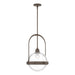 Hubbardton Forge - One Light Mini Pendant - Atlas - Bronze- Union Lighting Luminaires Decor