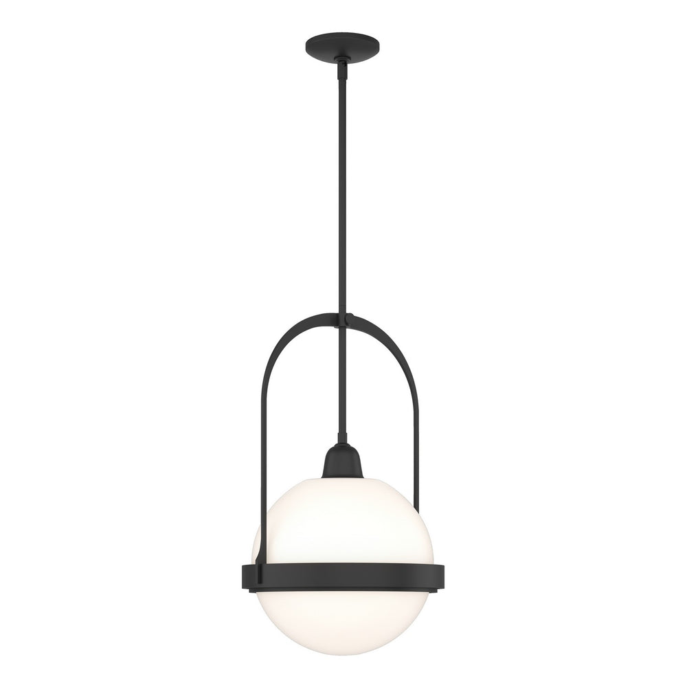 Hubbardton Forge - One Light Mini Pendant - Atlas - Black- Union Lighting Luminaires Decor