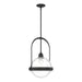 Hubbardton Forge - One Light Mini Pendant - Atlas - Black- Union Lighting Luminaires Decor