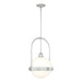 Hubbardton Forge - One Light Mini Pendant - Atlas - Vintage Platinum- Union Lighting Luminaires Decor