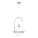 Hubbardton Forge - One Light Mini Pendant - Atlas - Vintage Platinum- Union Lighting Luminaires Decor