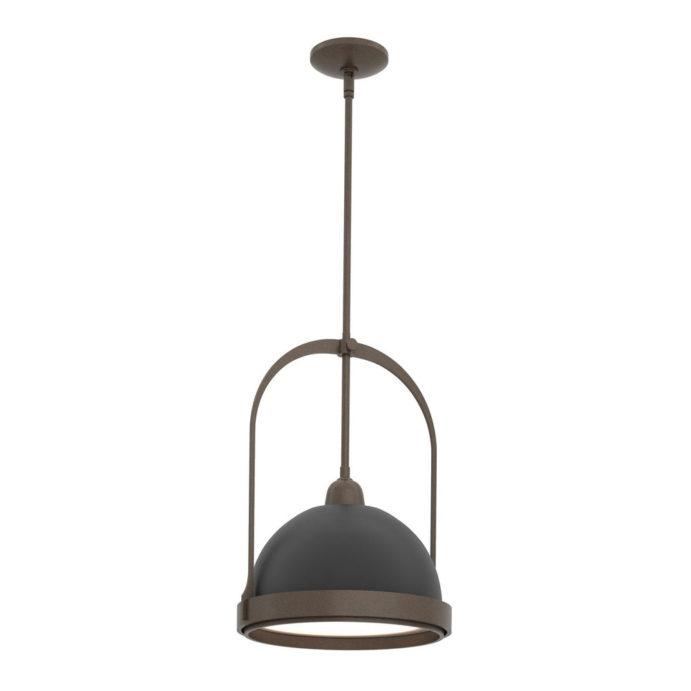 Hubbardton Forge - One Light Mini Pendant - Atlas - Bronze- Union Lighting Luminaires Decor