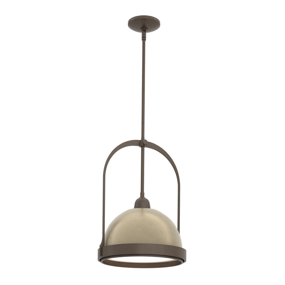 Hubbardton Forge - One Light Mini Pendant - Atlas - Bronze- Union Lighting Luminaires Decor