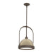 Hubbardton Forge - One Light Mini Pendant - Atlas - Bronze- Union Lighting Luminaires Decor