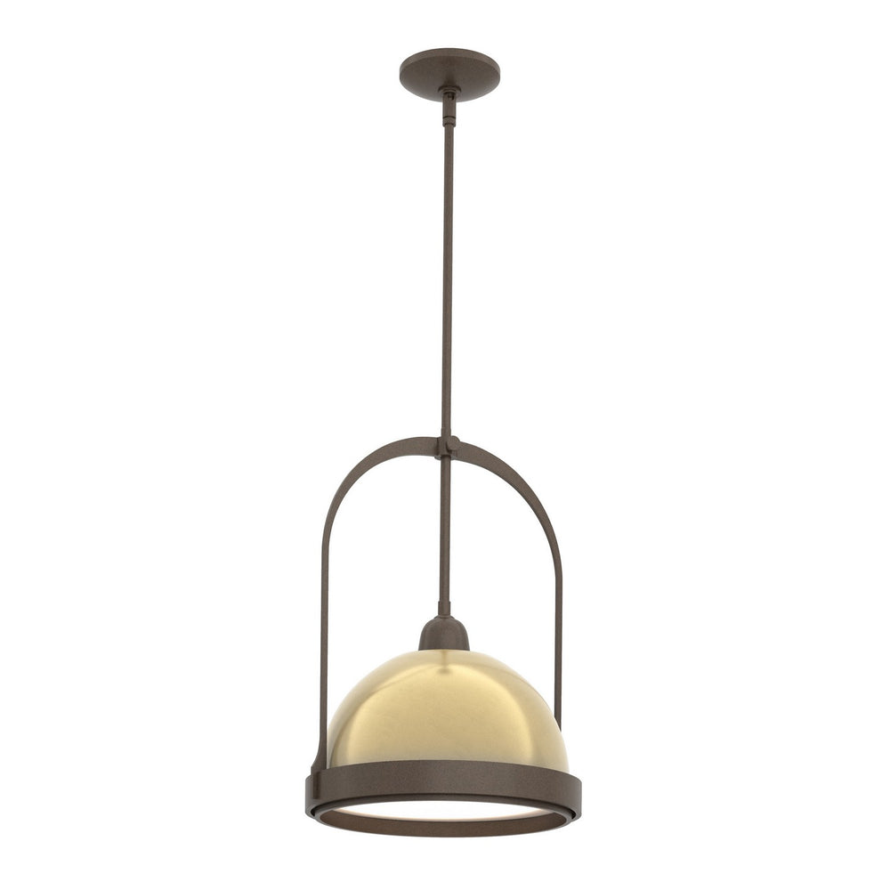 Hubbardton Forge - One Light Mini Pendant - Atlas - Bronze- Union Lighting Luminaires Decor
