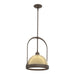 Hubbardton Forge - One Light Mini Pendant - Atlas - Bronze- Union Lighting Luminaires Decor