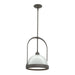 Hubbardton Forge - One Light Mini Pendant - Atlas - Dark Smoke- Union Lighting Luminaires Decor