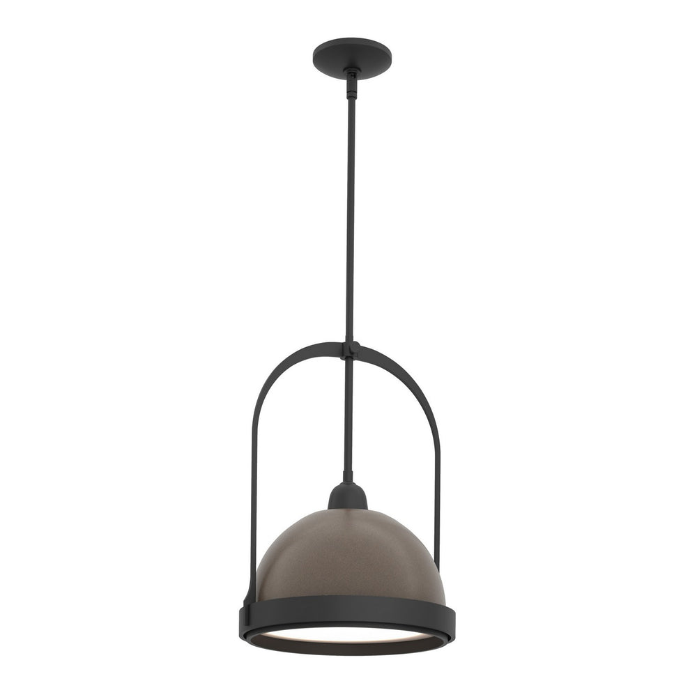 Hubbardton Forge - One Light Mini Pendant - Atlas - Black- Union Lighting Luminaires Decor