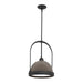 Hubbardton Forge - One Light Mini Pendant - Atlas - Black- Union Lighting Luminaires Decor