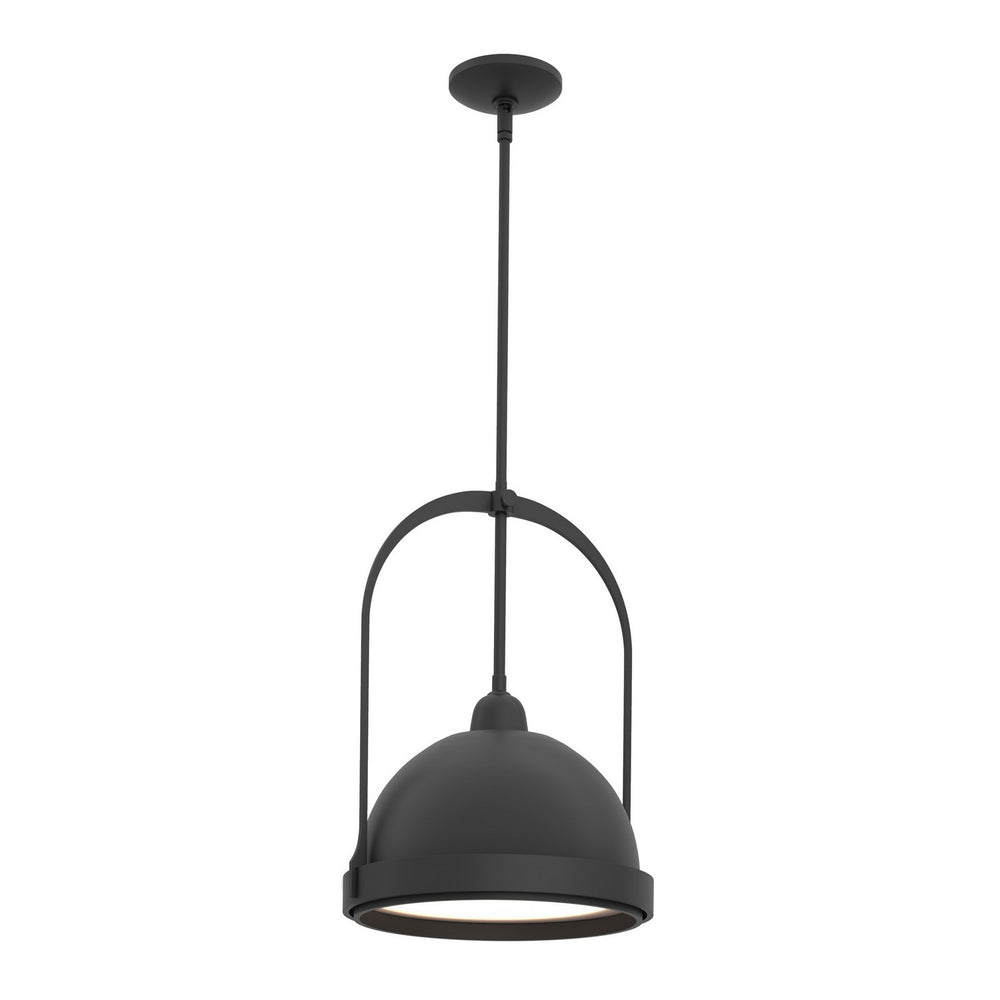 Hubbardton Forge - One Light Mini Pendant - Atlas - Black- Union Lighting Luminaires Decor