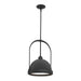 Hubbardton Forge - One Light Mini Pendant - Atlas - Black- Union Lighting Luminaires Decor