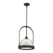 Hubbardton Forge - One Light Mini Pendant - Atlas - Black- Union Lighting Luminaires Decor