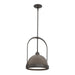 Hubbardton Forge - One Light Mini Pendant - Atlas - Oil Rubbed Bronze- Union Lighting Luminaires Decor