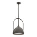 Hubbardton Forge - One Light Mini Pendant - Atlas - Oil Rubbed Bronze- Union Lighting Luminaires Decor