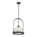 Hubbardton Forge - One Light Mini Pendant - Atlas - Oil Rubbed Bronze- Union Lighting Luminaires Decor