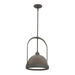 Hubbardton Forge - One Light Mini Pendant - Atlas - Natural Iron- Union Lighting Luminaires Decor